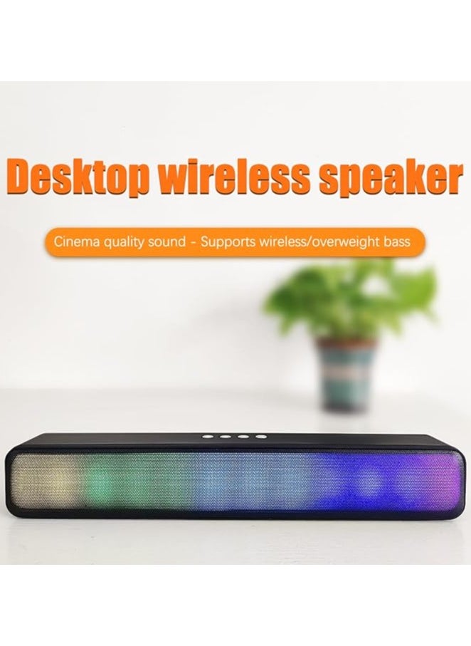 M8 Portable Bluetooth Speakers, RGB Light, Stereo Sound