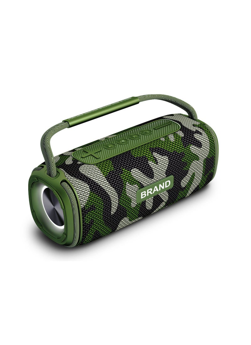 1 x 5 pcs Portable 20W High-Volume Bluetooth Speaker Waterproof Bass X6 camouflage