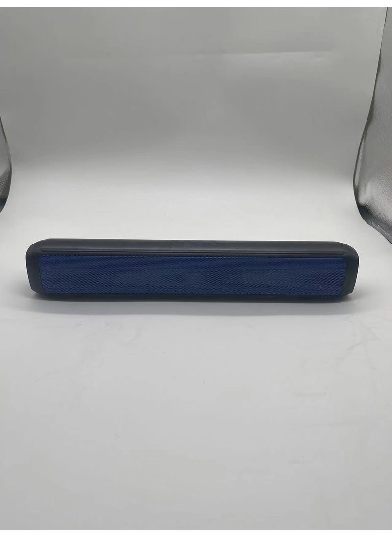 1 x 5 pcs Soundbar Wireless Bluetooth Speaker TWS A100 Strip Speaker Blue