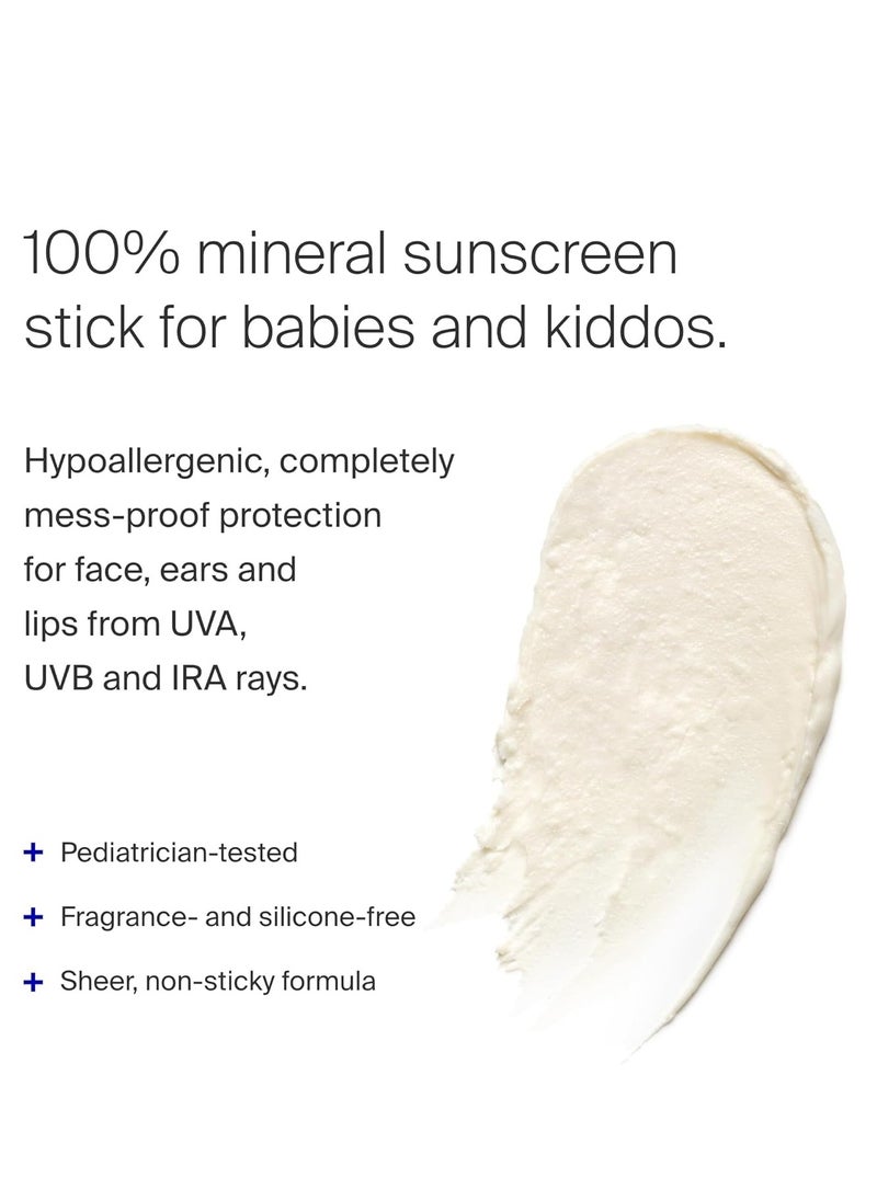 Supergoop! Sunnyscreen 100% Mineral Stick SPF 50, 0.7 oz - Face & Body Sunscreen for Babies & Kids - 100% Non-Nano Mineral Formula - Pediatrician Tested, Hypoallergenic, Fragrance & Silicone Free