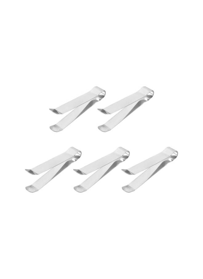 5pcs Stainless Steel Candle Clips Flame Extinguisher Wicks Snuffer Candle Extinguisher Clamps for Safely Candles Silver