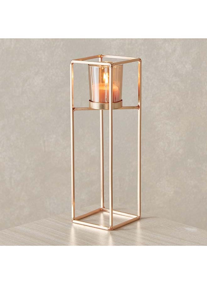 Orlie Metal Modern Candle Holder with Glass Votive 8 x 25.8 x 8 cm