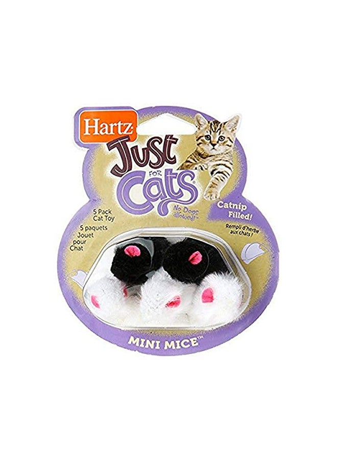 Hartz Just for Cats Mini Mice Cat Toy (5 Pack)