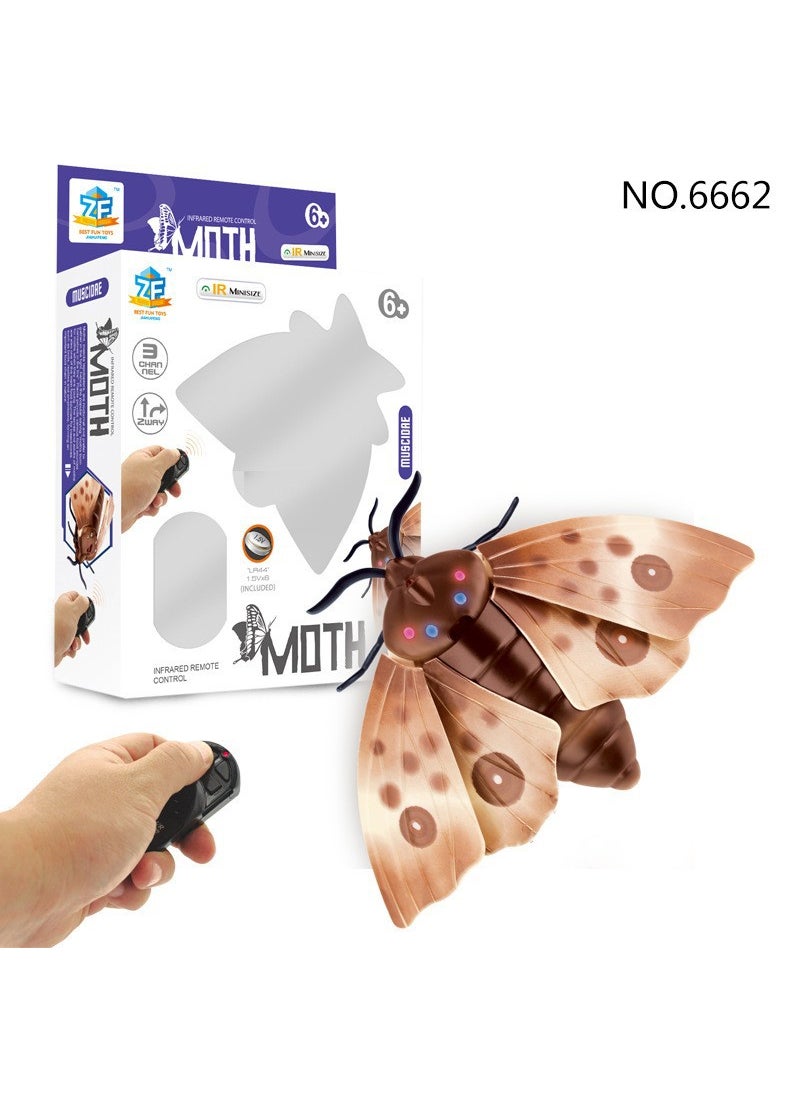 Infrared Remote Control Insect Toys - Fly, Bee, Ladybug 6662 moth 0.22kg