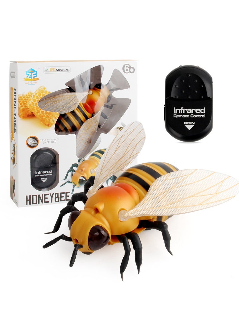 Infrared Remote Control Insect Toys - Fly, Bee, Ladybug 9923 bee 0.13kg