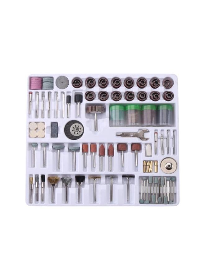 Rotary Tool Accessories kit, 216pcs Mini Rotary Tool Accessories Kit Polish Grind Drill Set for Easy Cutting Carving Polishing