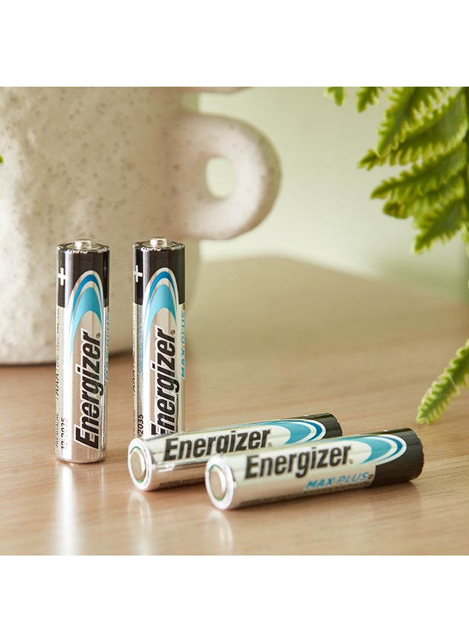 4-Piece Max Plus AAA Alkaline Battery Set 2 x 5 x 1 cm