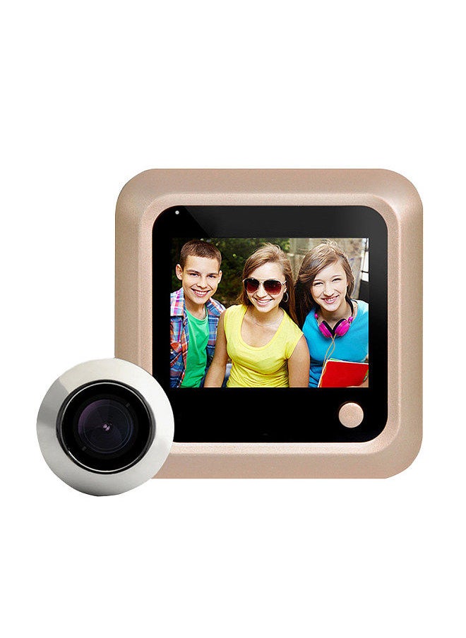 2.4 Inch Video Doorbell 145 Degree Peephole Viewer Video Eye Door Bell Smart Home Outdoor Camera Monitor Visual Doorbell