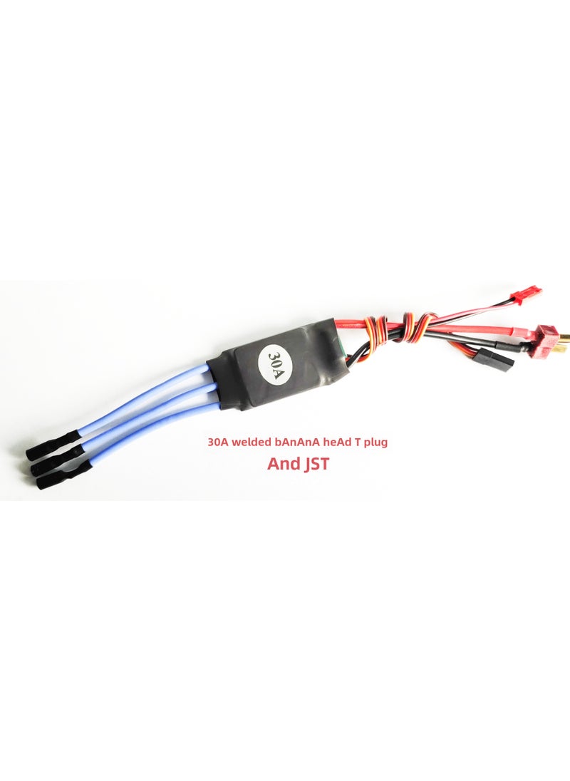 1 x 5 pcs Brushless ESC Quad SU27 Motor 2212 KV1400XXD 30A black welded banana head T plug JST