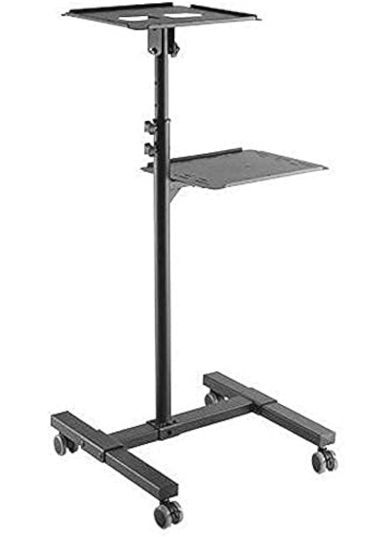 Newstar Cyber Steel Adjustable Projector & Laptop Floor Stand Trolley