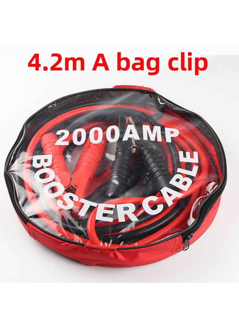 2000A Pure Copper Jumper Cables 4 m 2000A [round bag]]