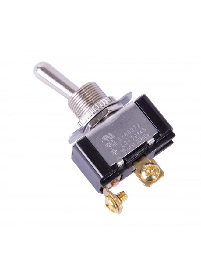 Gardner Bender GSW-11 Heavy-Duty Electrical Toggle Switch, SPST, ON-OFF, HP 125-250V AC, Screw Terminal