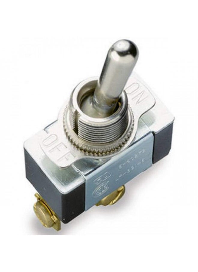 Gardner Bender GSW-11 Heavy-Duty Electrical Toggle Switch, SPST, ON-OFF, HP 125-250V AC, Screw Terminal