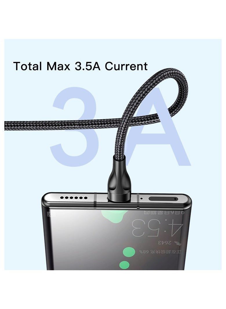 3-in-1 USB cable | Type-C fast charging | Lightning cable | Yesido charging cable | Yesido CA89 3-in-1 Fast Charging USB Type-C Data Cable