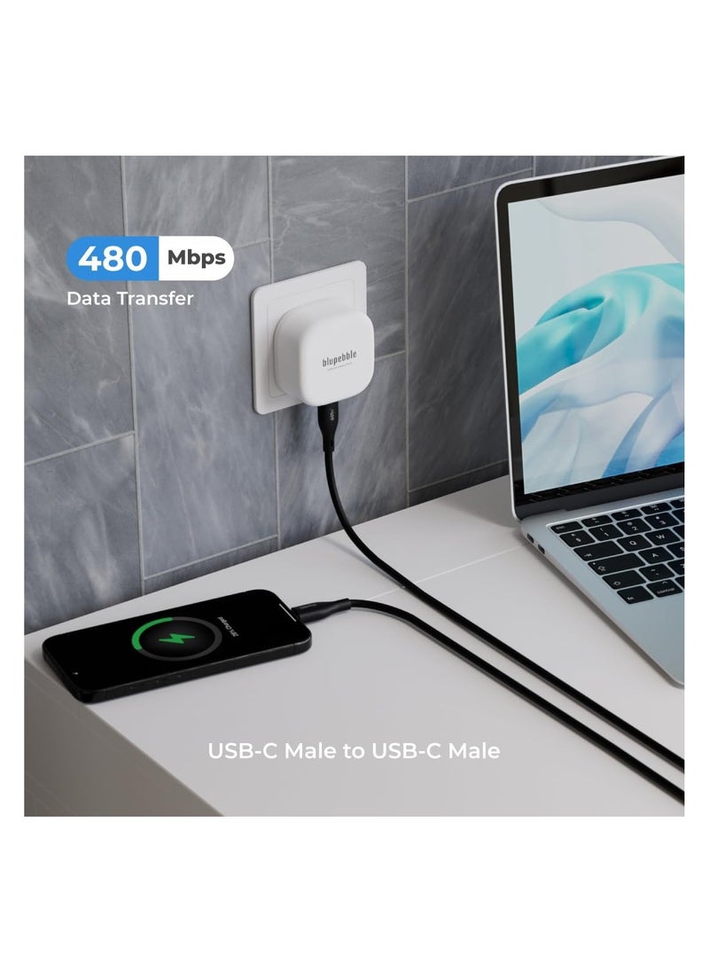 Blupebble PowerFlow PD60W USB-C to USB-C Cable