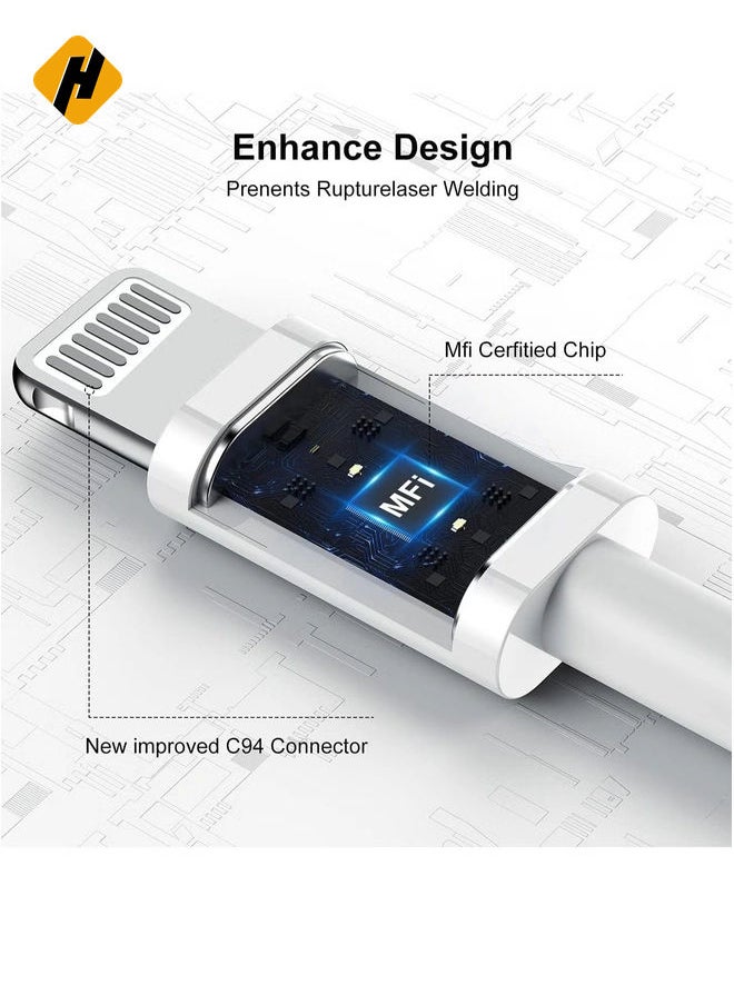 3 Pack [ Apple MFi Certified ] iPhone Charger 10ft, Long Lightning to USB Cable 10 Feet, Fast Apple Charging Cable Cord 10 Foot for iPhone 14 Pro/14 Max/13 Pro Max/12 Mini/11Pro/11/XS/XR/8/7/6s/iPad