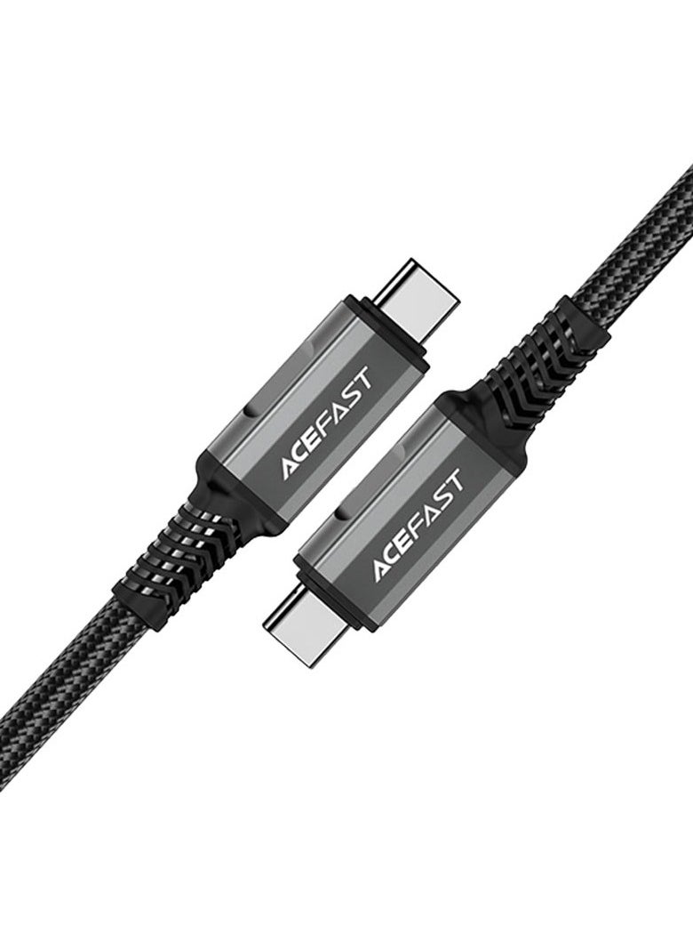 ACEFAST C1-09 USB-C to USB-C Aluminum Alloy Audio/Video Transmission Full-Featured Data Cable