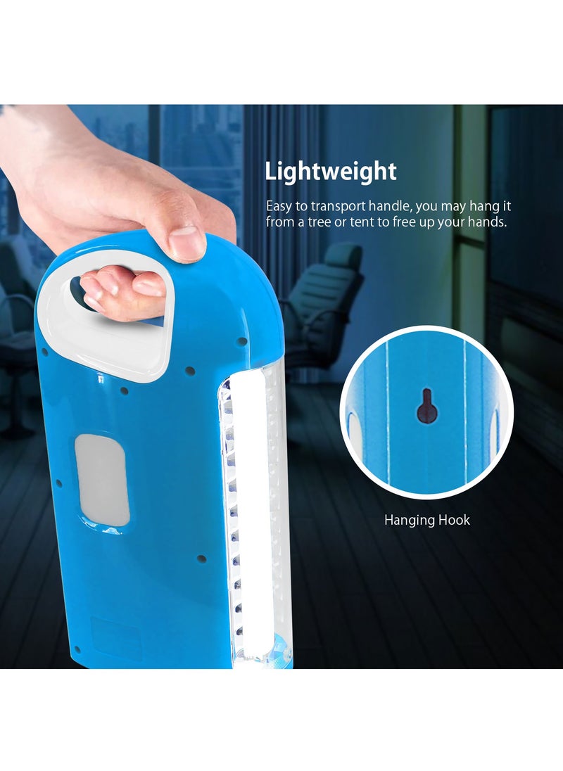 Rechargeable Lantern Emergency Light With USB Charger Function And Solar Charger Jack 3 Sides Light Working Time 9-18 Hours
