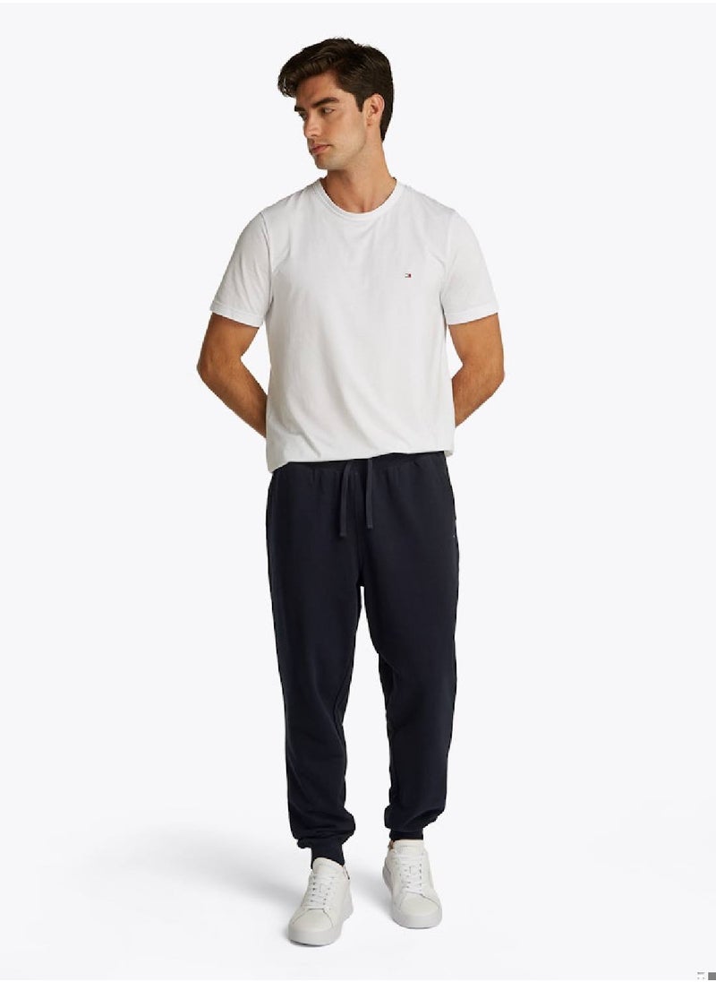 Men's Essential Terry Sweatpants - Cotton, Blue