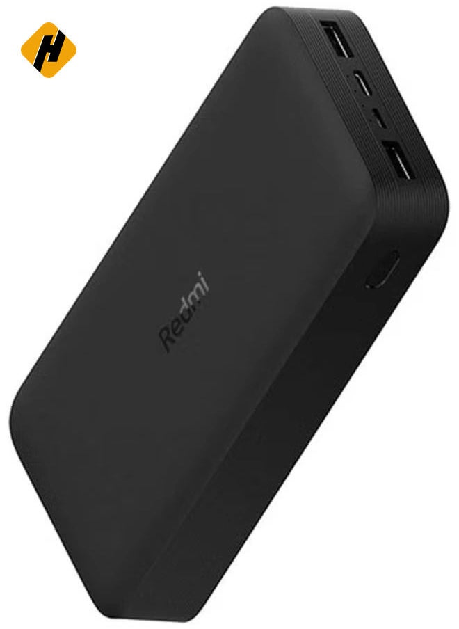 Noir 20,000mAh Power Bank with 18W Fast Charge Capability