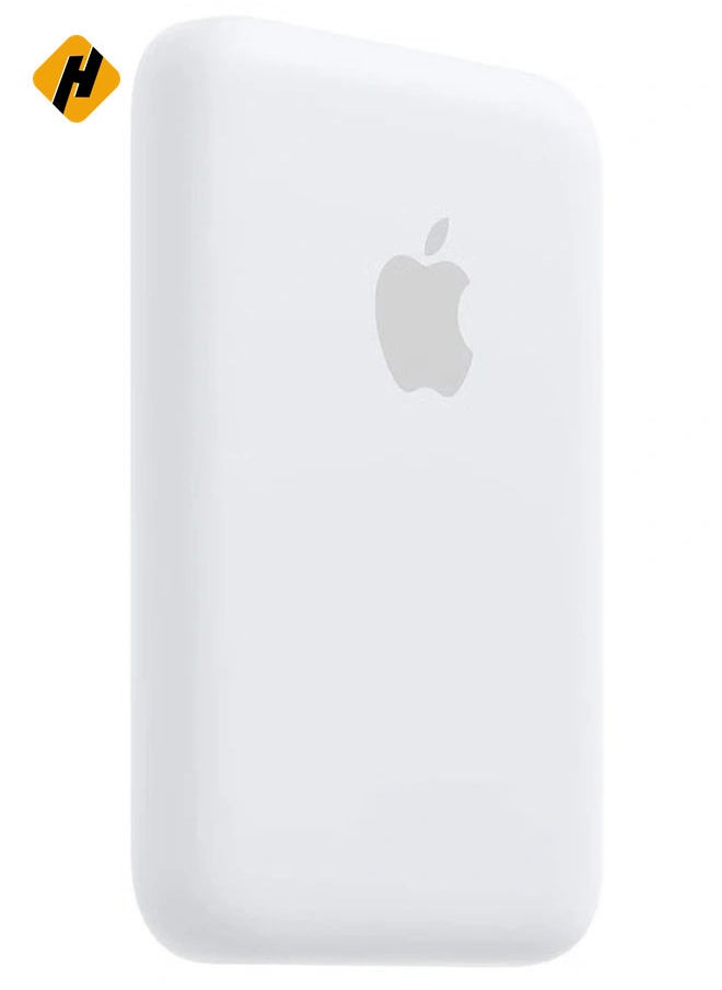 MagSafe Wireless Power Bank for iPhone 15 – 10,000mAh Portable Charger in White