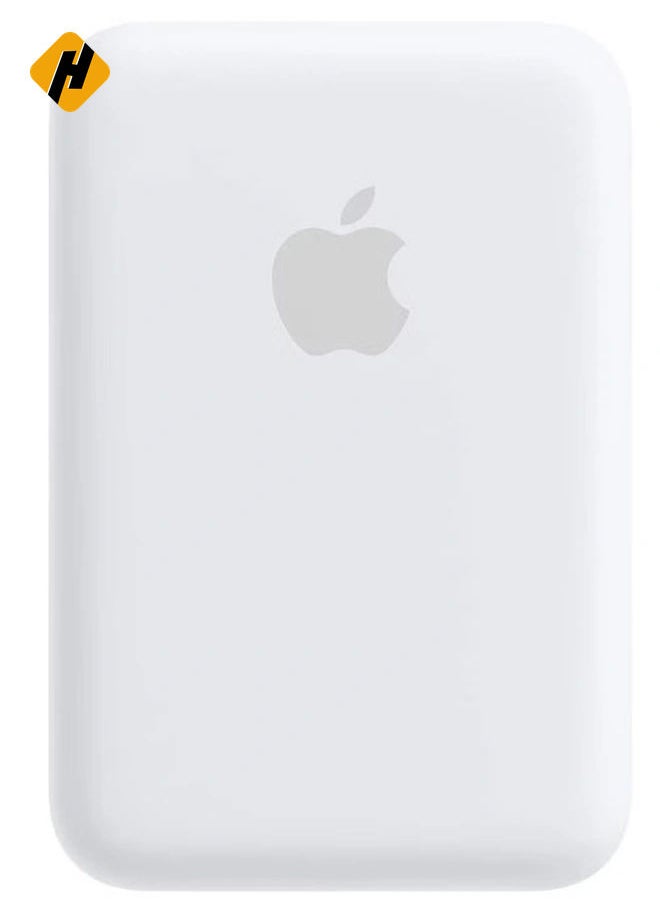 MagSafe Wireless Power Bank for iPhone 15 – 10,000mAh Portable Charger in White