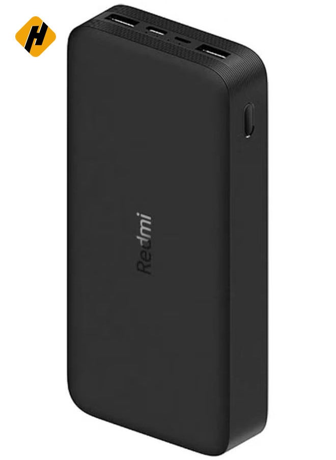 20000mAh Power Bank – 18W Fast Charge – Noir