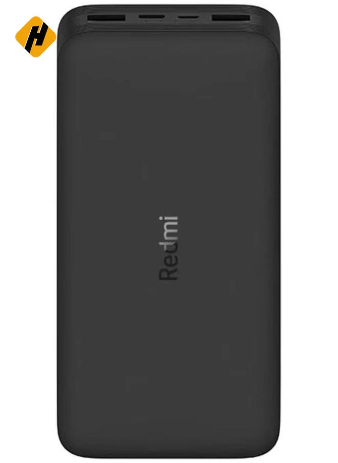 20000mAh Power Bank – 18W Fast Charge – Noir