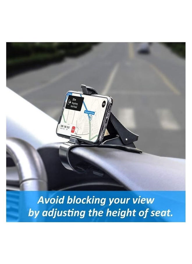 Car Phone Holder Dashboard Cellphone Mount Mobile Clip Stand HUD Non-Slip Cell Phone Holder Design for Smart phone