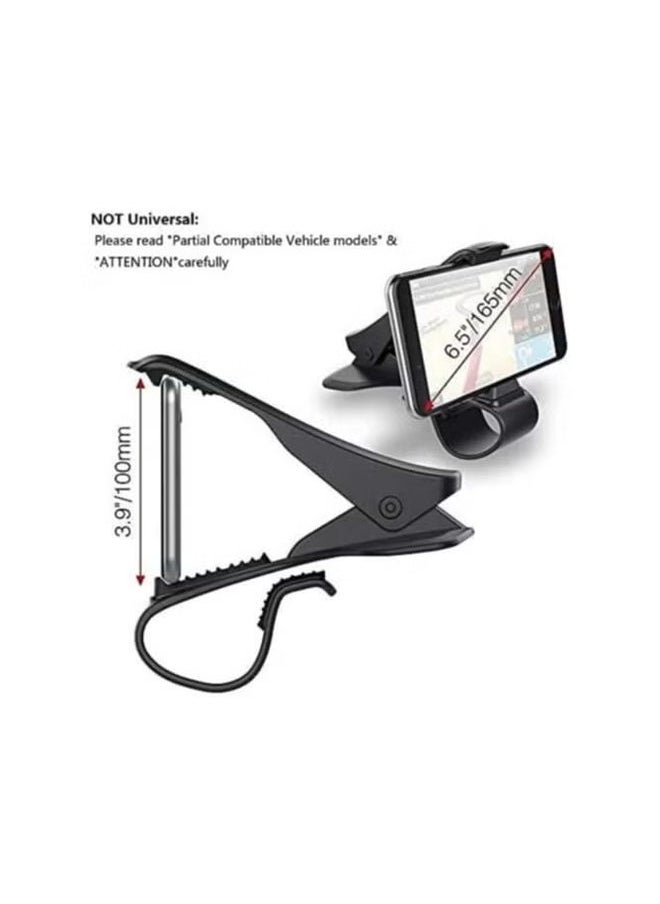 Car Phone Holder Dashboard Cellphone Mount Mobile Clip Stand HUD Non-Slip Cell Phone Holder Design for Smart phone