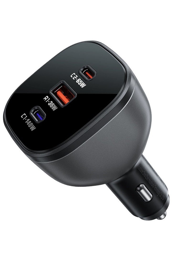 Fast Charge Car Charger B14 165W PD3.1 (2xUSB-C + 1xUSB-A)