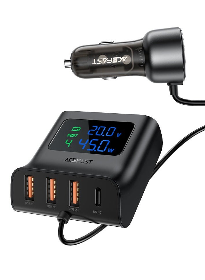 Fast Charge Car HUB Charger B11 1xUSB-C+3xUSB-A 138W