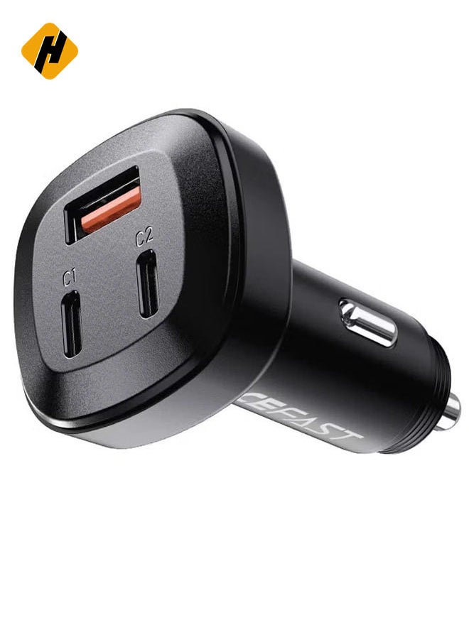 Fast Charge Car Charger B3 - 66W (2x USB-C + 1x USB-A)