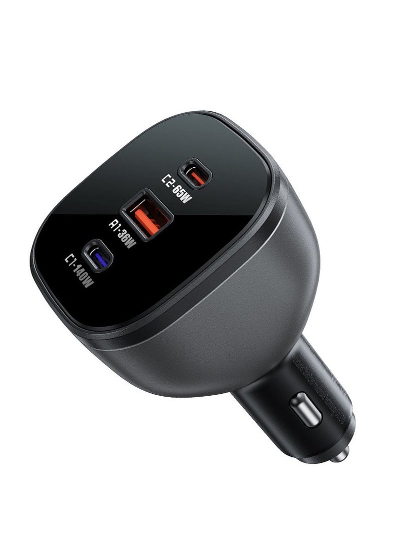 Fast Charge Car Charger B14 165W PD3.1 (2xUSB-C + 1xUSB-A)