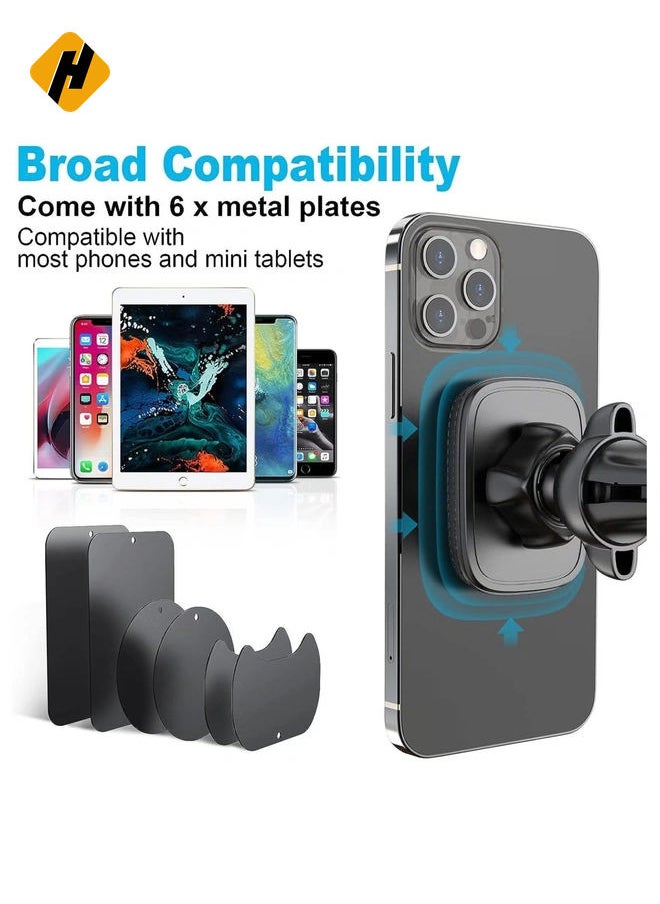 Car Air Vent Magnetic Phone Holder,360 Degree Rotation Mobile Car Mount Compatible with iPhone 13 Mini/iPhone 13/13 Pro / 13 Pro Max/iPhone 12 Series