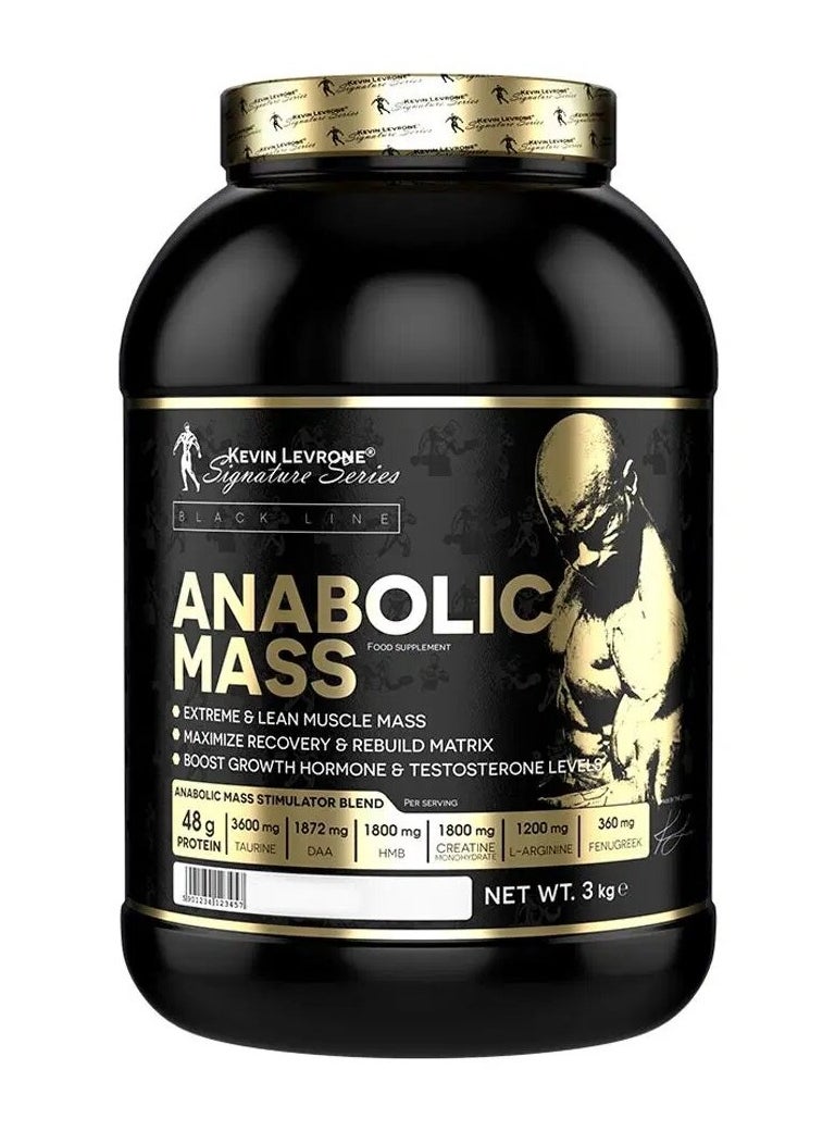 Kevin Levrone, Anabolic Mass, 48g Protein, 3Kg, Bunty, 25 Servings