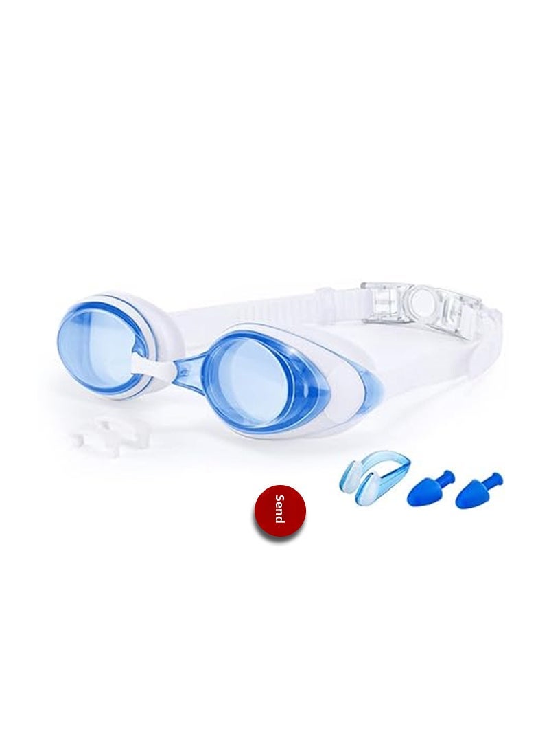 Unisex Diving Gear Set Blue and White