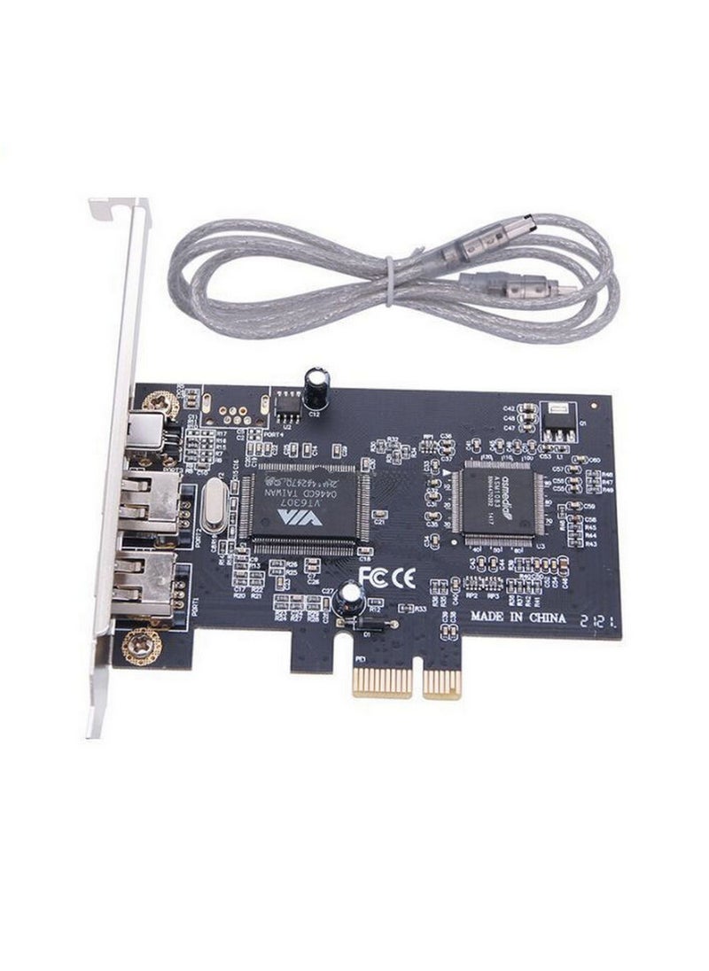 PCI-E 1394 DV Capture Card, PCIE Bus 3 mouths