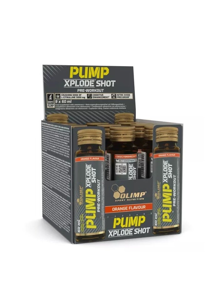 Olimp Pump Xplode Shot 9 x 60Ml Orange