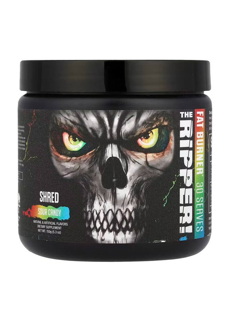 Fat Burner 30 Servings Shred Sour Candy 150g