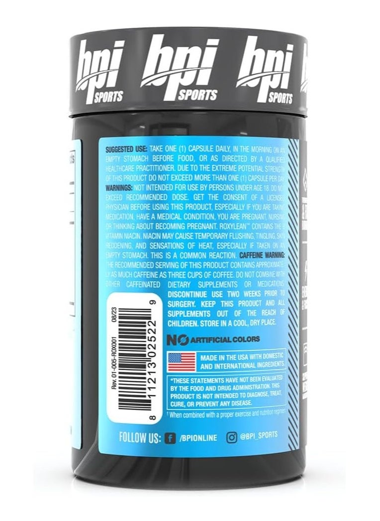 BPI Sports, RoxyLean, Thermogenic Fat Burner, 60 Caps, 60 Servings