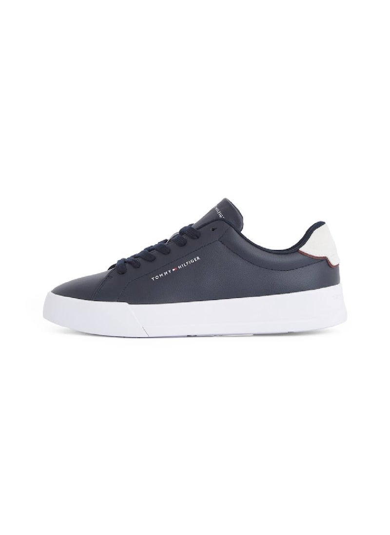 Men's Th Court Sneakers - Leather, Blue
