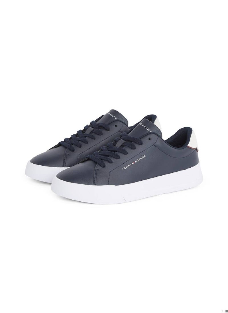 Men's Th Court Sneakers - Leather, Blue