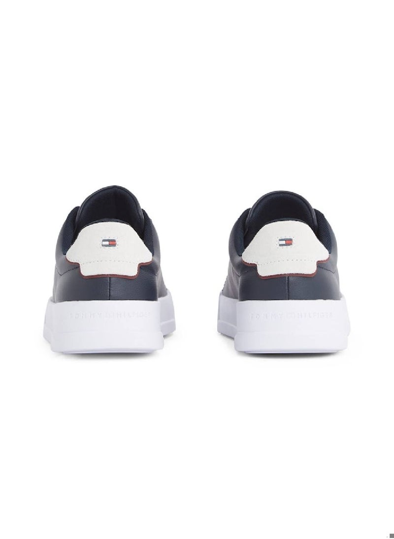 Men's Th Court Sneakers - Leather, Blue