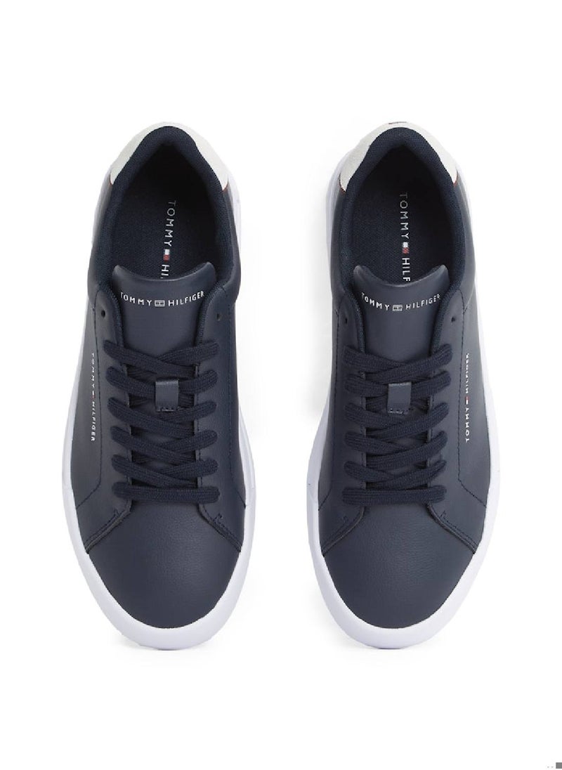 Men's Th Court Sneakers - Leather, Blue