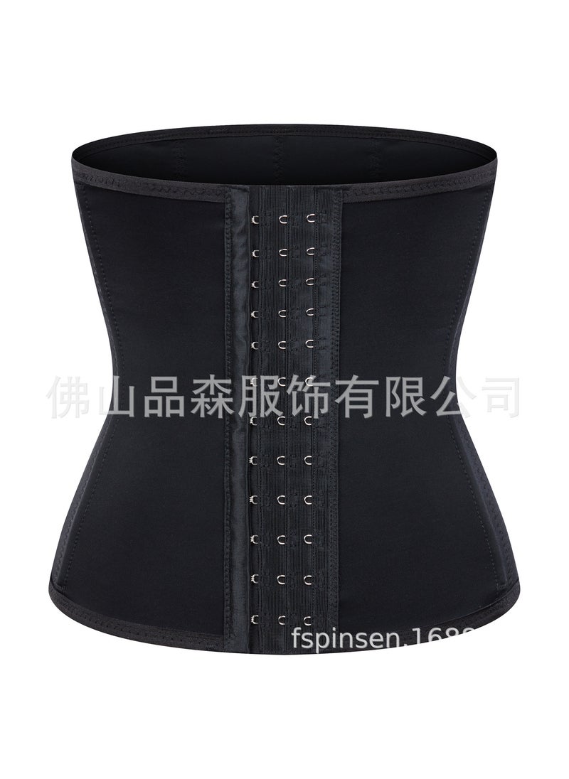 New Elastic Sports Bodysuit Waist Cincher Shapewear Black