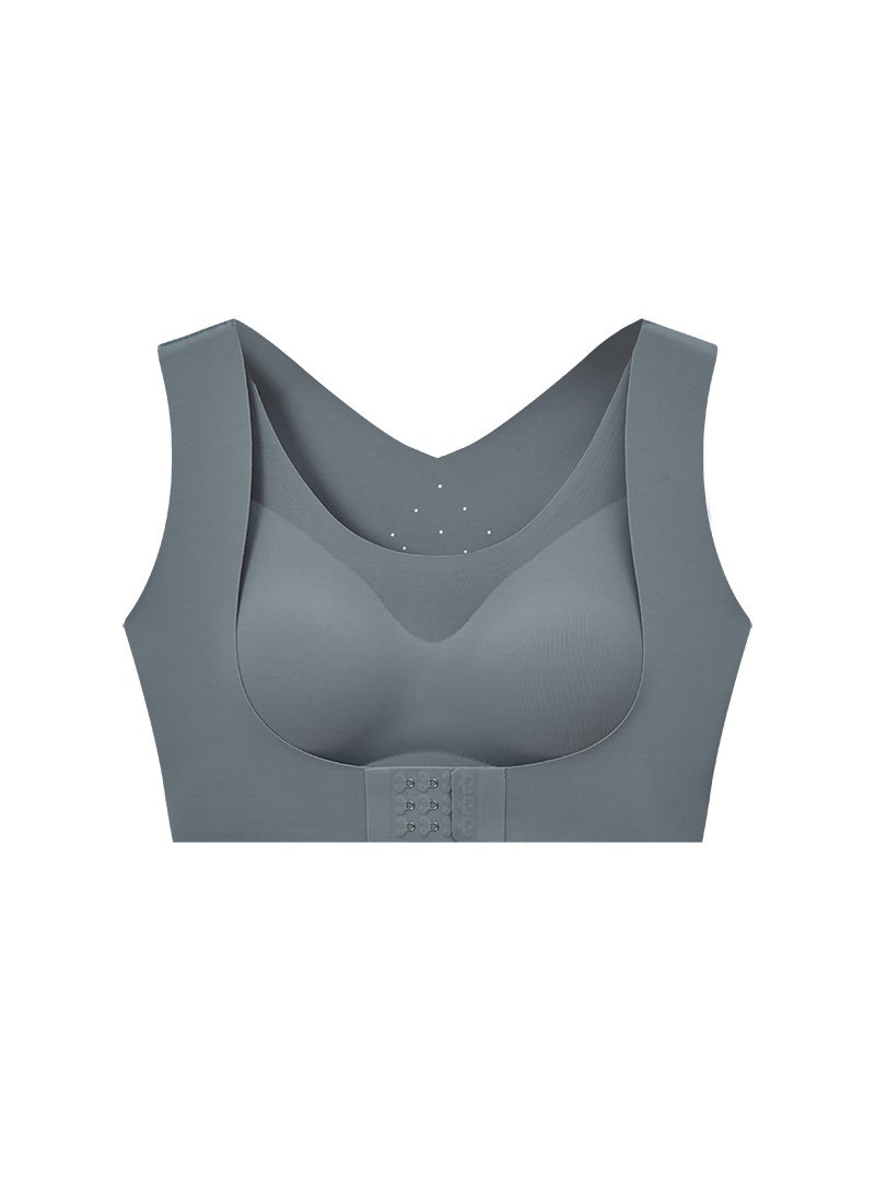 B40 New Posture-Correcting Bra for Women Gray Blue