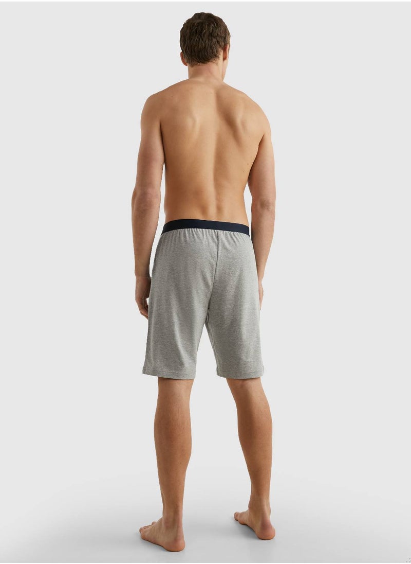 Men's Jersey Shorts - Cotton, Grey