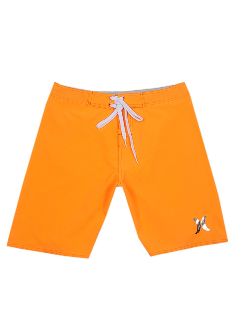 Solid Stretch Quick Dry Mens Surf Shorts 2023 Orange