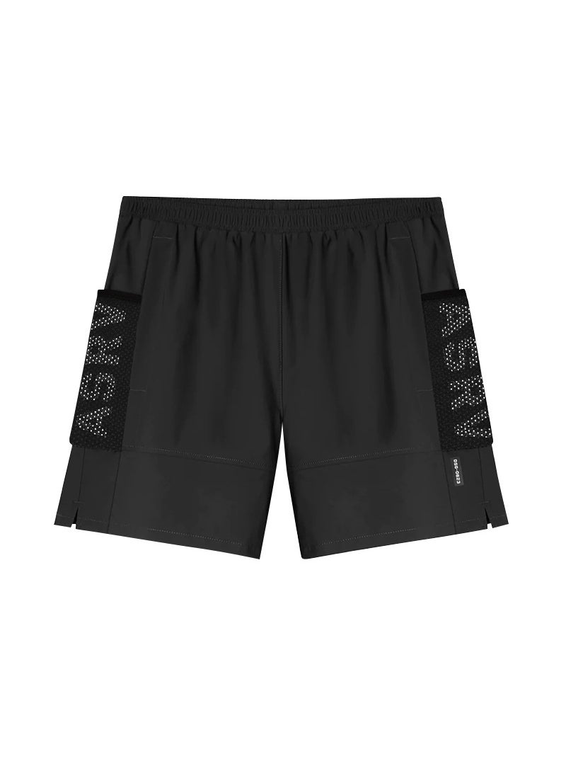 Summer Mens Lightweight Quick-Dry Waterproof Shorts Black